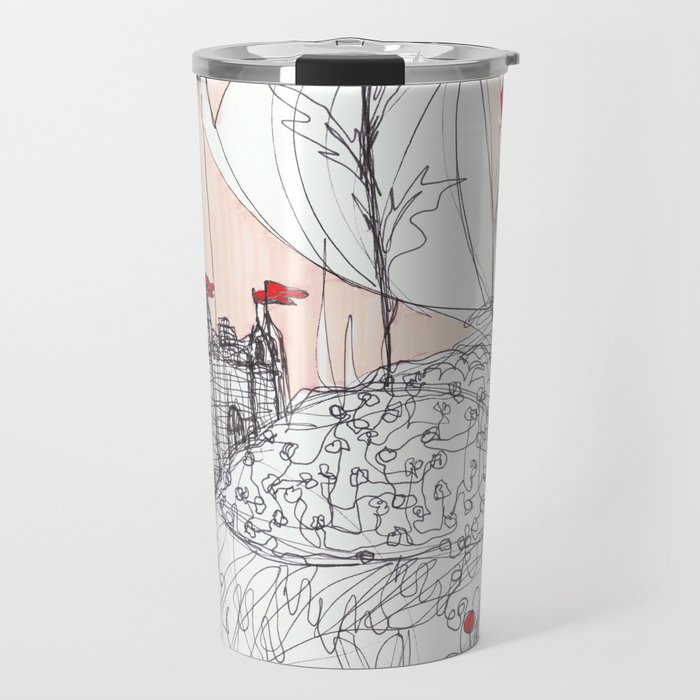In the sky and in the sand Travel Mug
