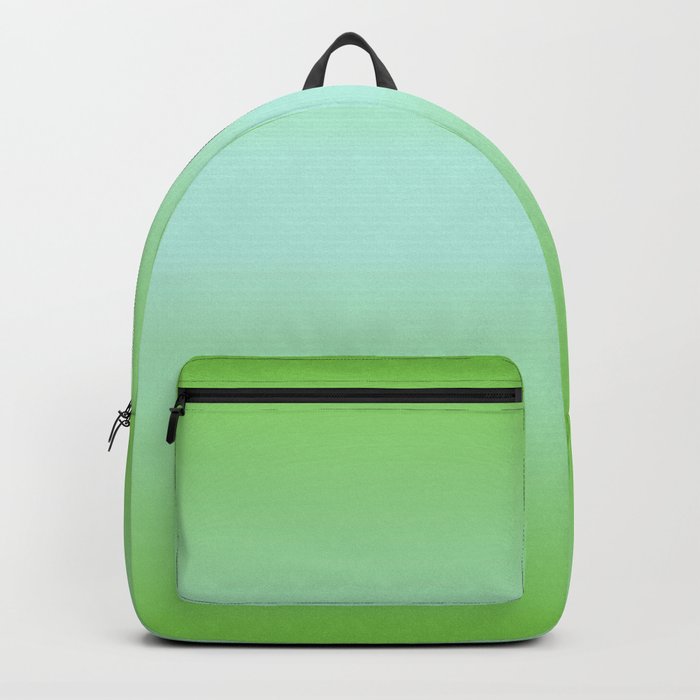 OMBRE SPRING GRASS GREEN & SKY BLUE  Backpack