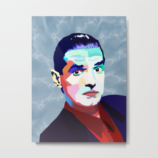 Portrait of Hans Holzel (Falco) Metal Print