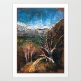 Patagonian Dreams in Pastels Art Print