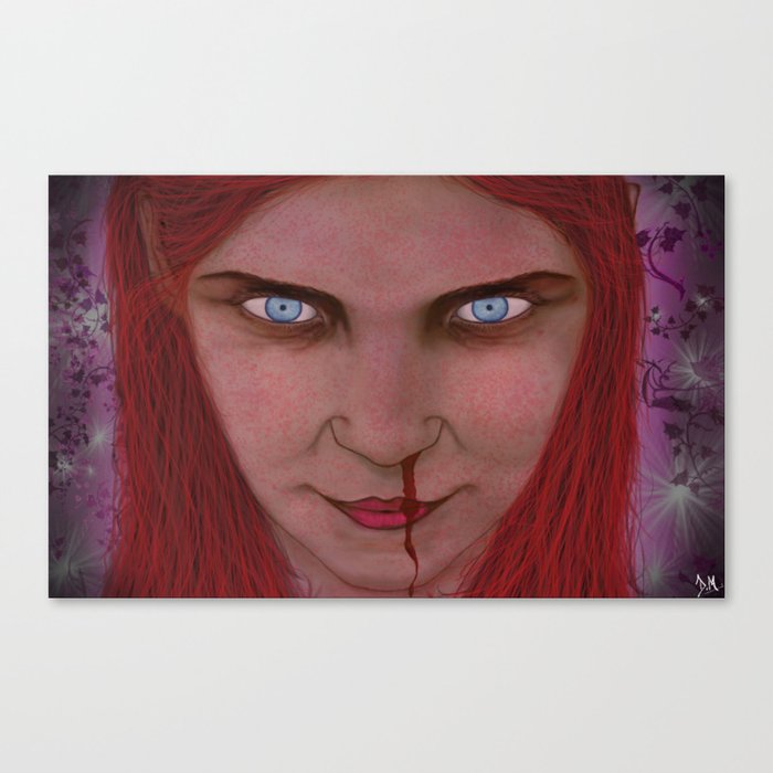 Red Rosemary II Canvas Print