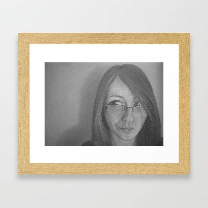 Zara Portrait Framed Art Print