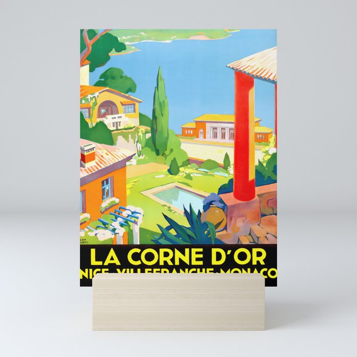 La Corne D'or 1930 by Roger Broders, Vintage Travel Poster Mini Art Print