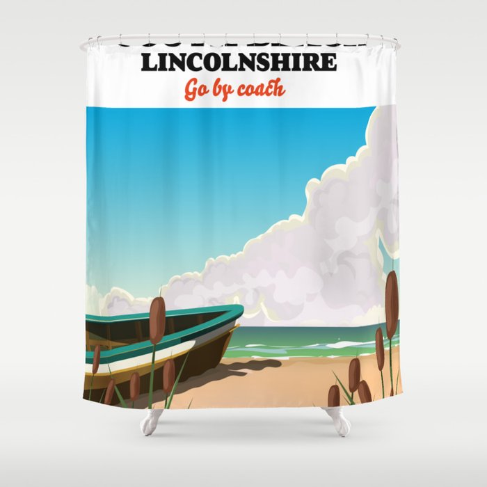 Ingoldmells Beach Lincolnshire UK Shower Curtain