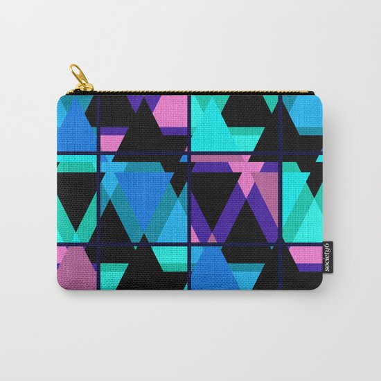 Colorful triangles . No. 1 Carry-All Pouch