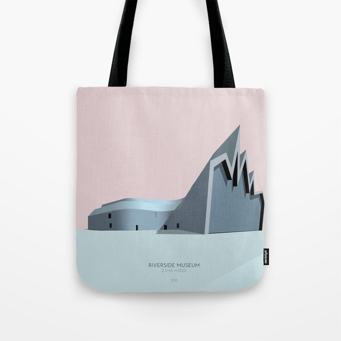 Riverside Museum Zaha Hadid Tote Bag by the_conceptist