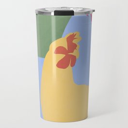 Rooster and hen Travel Mug