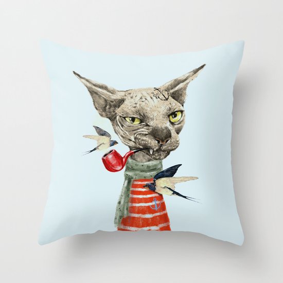 sphynx cat pillow
