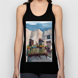 Herbs and blossom on Rhodian balcony Tank Top