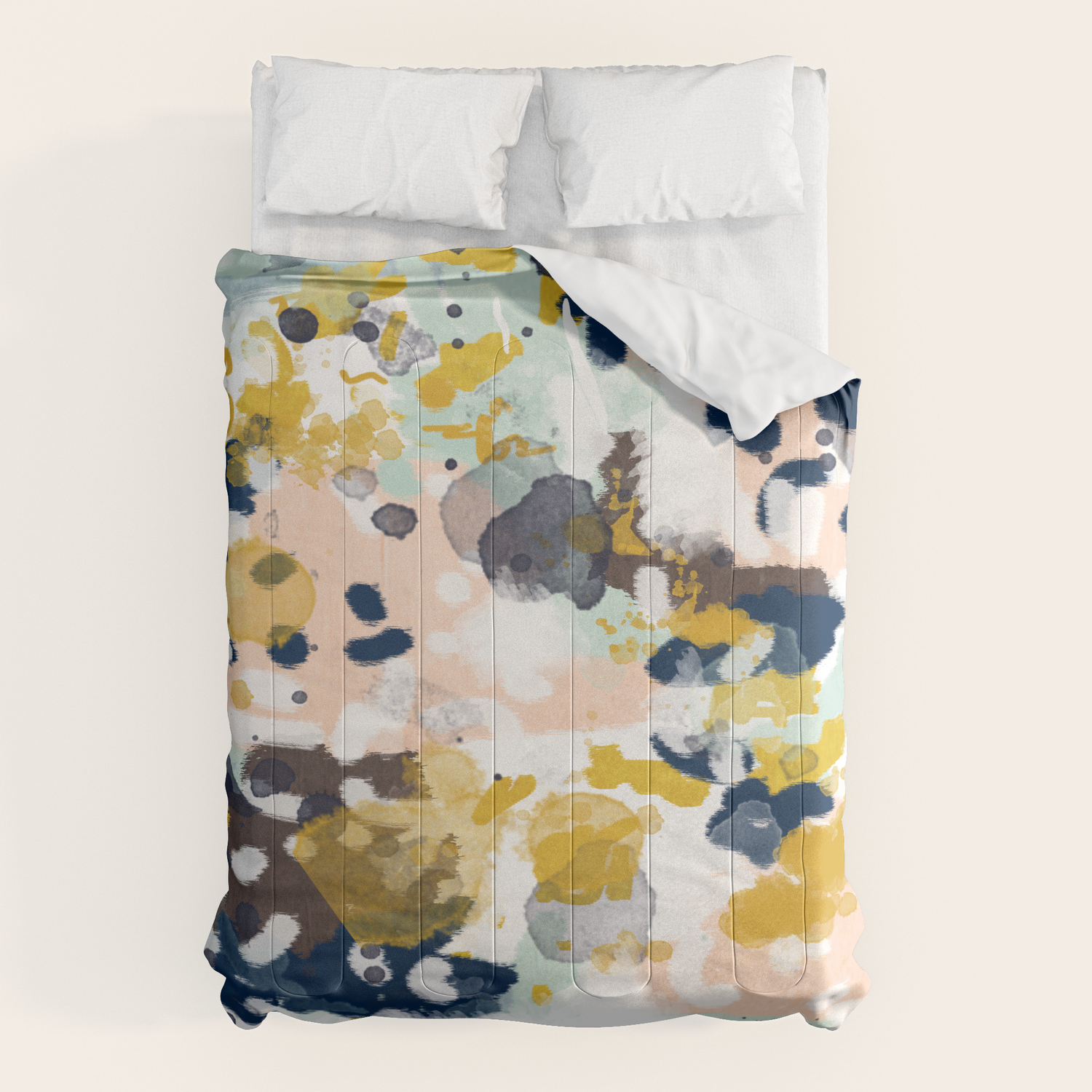 Sloane Abstract Painting In Modern Fresh Colors Navy Mint Blush Cream White And Gold Comforters By Charlottewinter Society6 Fascinating navy blue comforter sets for adults and kids bedroom, with label navy blue comforter sets. sloane abstract painting in modern fresh colors navy mint blush cream white and gold comforters by charlottewinter
