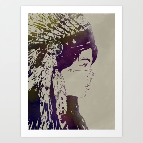 Indienne Art Print