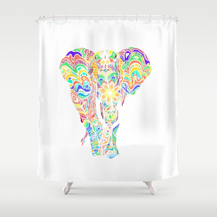 Not a circus elephant Shower Curtain