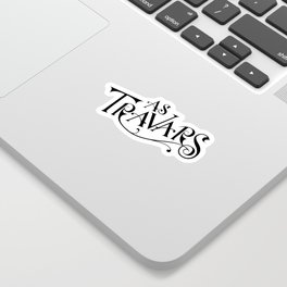 As Travars - To Travel (black) Sticker