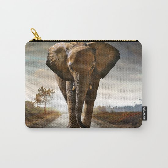 Lonely Elephant Carry-All Pouch