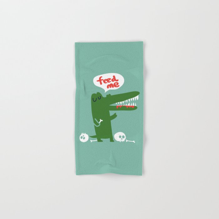 Hungry Hungry Alligator Hand & Bath Towel