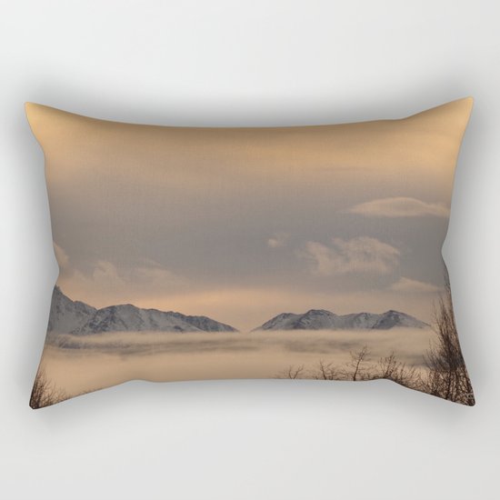 Winter Fog - II Rectangular Pillow