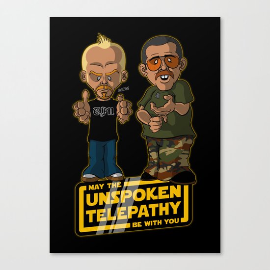 Unspoken Telepathy Canvas Print