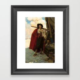 The Buccaneer Was a Picturesque Fellow, 1905 by Howard Pyle Framed Art Print