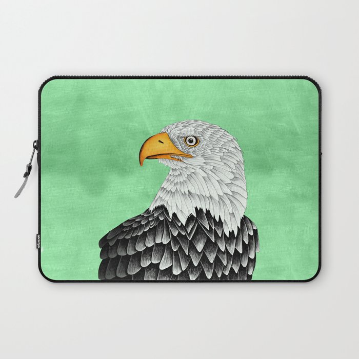 Bald eagle drawing Laptop Sleeve