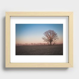 Midwest at Dusk Recessed Framed Print