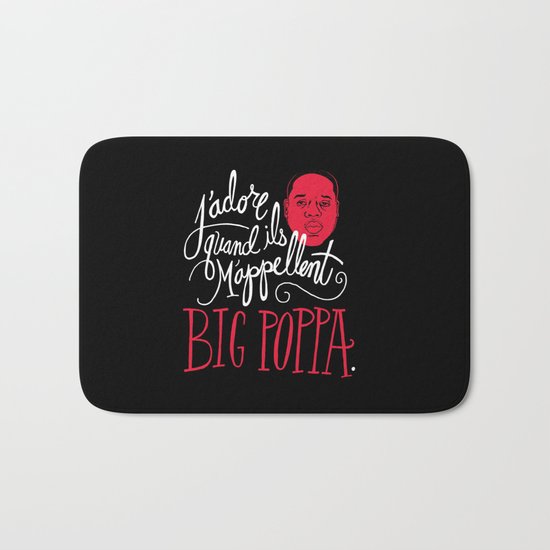 French Poppa Bath Mat