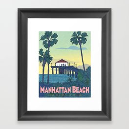 Manhattan Beach Poster -e. e. kono Gerahmter Kunstdruck