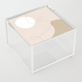 Swedish Minimalist Abstract Scandi Look Acrylic Box