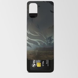 Shadowed Wolves in Moonlight  Android Card Case