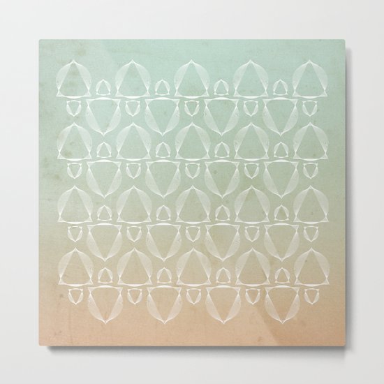 "North and South" pattern version Metal Print