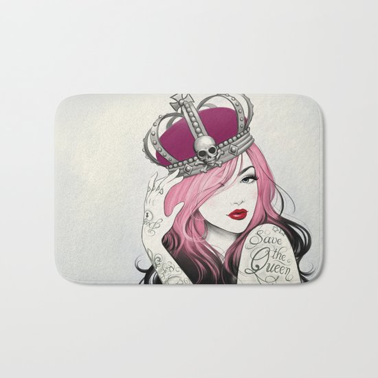 Save The Queen Bath Mat