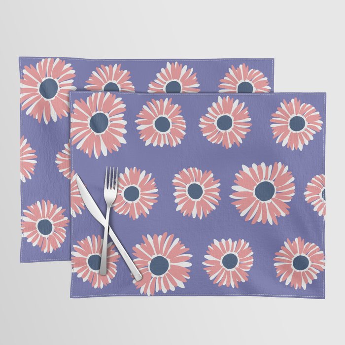 very peri daisies Placemat