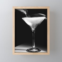 Vapor Martini Framed Mini Art Print
