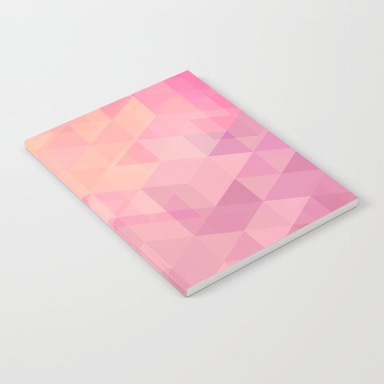 Geometric Pink Notebook