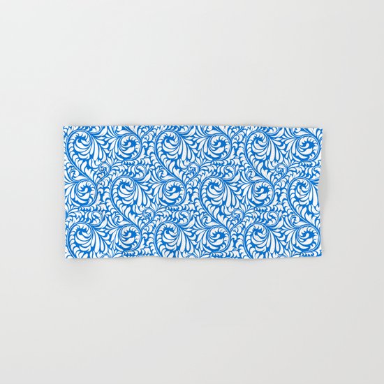 Blue Swirls Hand & Bath Towel