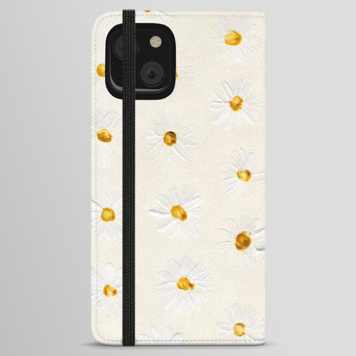 Soft Natural: Daisies iPhone Wallet Case