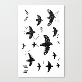 Flying birds Canvas Print