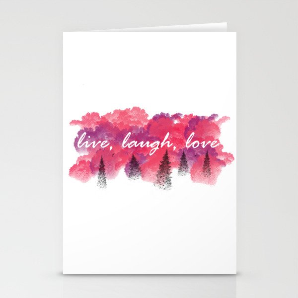 live laugh love Stationery Cards