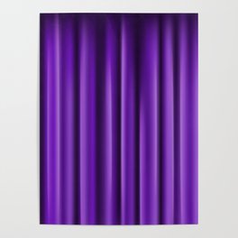 Violet Curtain Background Poster