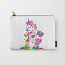 Funny Unicorn Carry-All Pouch