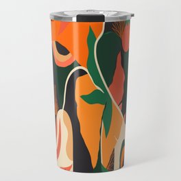 exotic-jungle-plants-illustration-pattern Travel Mug