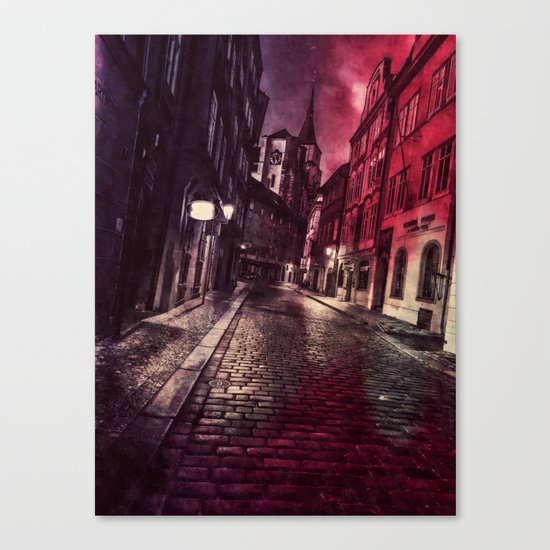 At Night Canvas Print