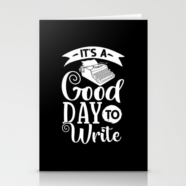 Typewriter Book Author Writer Beginner Quotes	 Stationery Cards