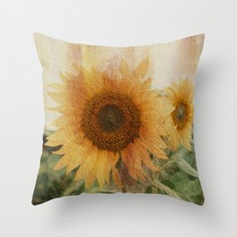 sunflower Throw Pillow
