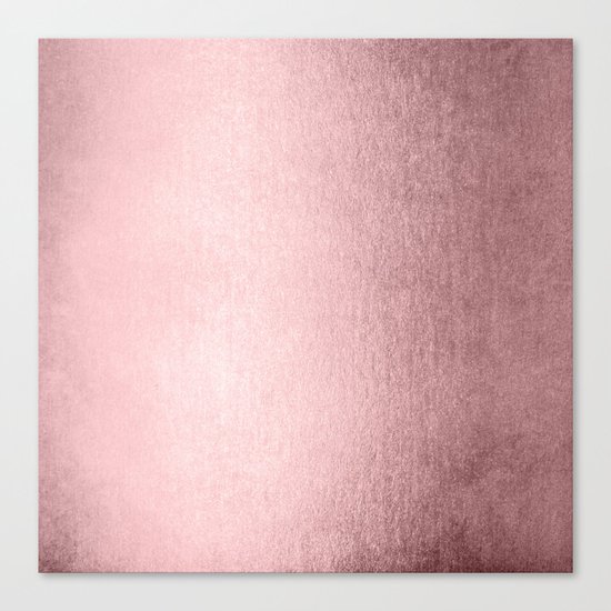Simply Rose Quartz Elegance Canvas Print