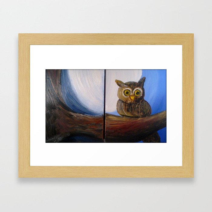 Autumn Owl Framed Art Print