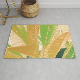 Sunny Day Palm Leaves Rug