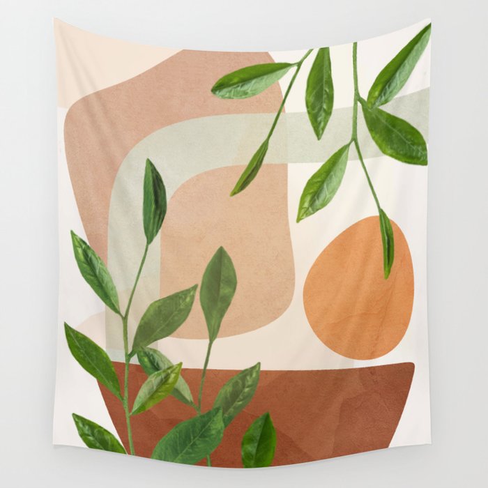 Nature Geometry XI Wall Tapestry