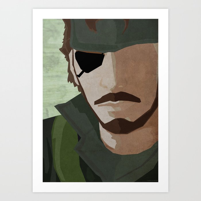 The Big Boss - Metal Gear Solid 3: Snake Eater Art Print