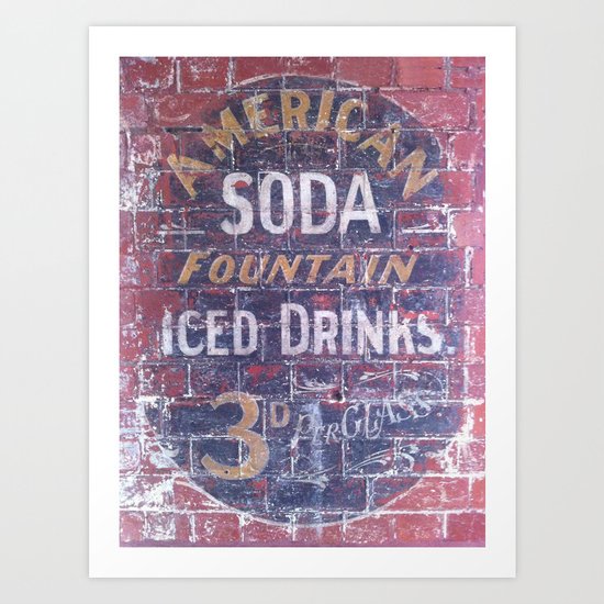 American Soda Art Print