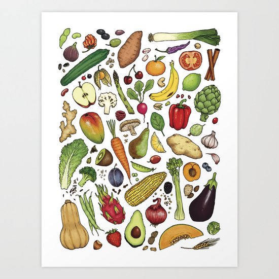 Food Art Print